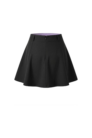 Meecy Kadın Mini Etek Siyah Siyah