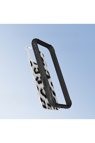 Apple Uyumlu iPhone 16 Pro Max Kılıf M safe Şarj Özellikli Youngkit Leopard Serisi Kapak Siyah