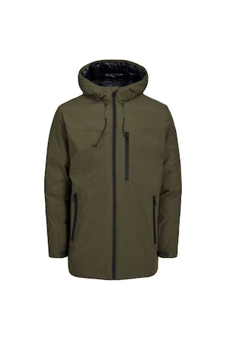 Jack & Jones Jack&jones 12256884 Jjpayne Parka Jacket Erkek Uzun Mont Haki Yeşil Haki Yeşil
