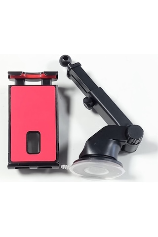 Carub Ipad-Telefon Tutucu Vantuzlu Ayarlı Kızaklı
