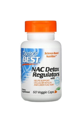 Doctors Best N.a.c Molybdenum Regulators, Supports Cellular Health & Liver 60 Veggie Caps