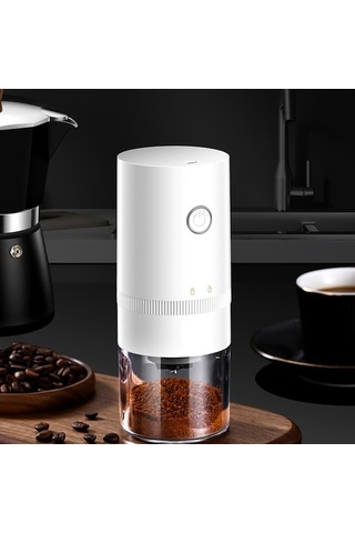 Bloomnest Kahve Çekirdeği Öğütücü 6 Vitesli Seramik Usb Otomatik Duran Öğütücü Siyah