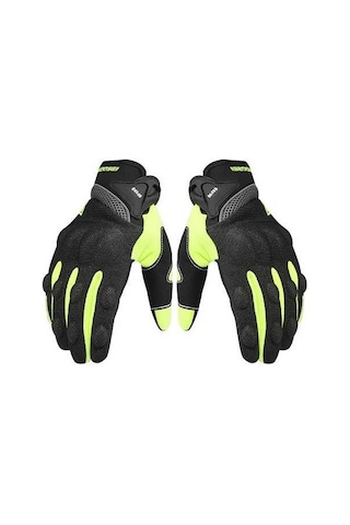 Dancemonkey Bsddp Motosiklet Eldivenleri - Kaymaz, Dokunmatik Ekran, Darbeye Dayanıklı, Reflektif Eldivenler