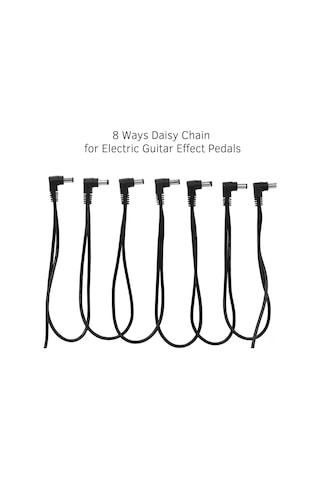 Xindoker Gitar Efekt Pedalı İçin 1 Giriş 8 Çıkışlı Topoloji Besleme Kablosu, 0-18v Çalışma Voltajı, Dayanıklı Pvc Malzeme, 5.5-2.1mm Dc Bağlantı