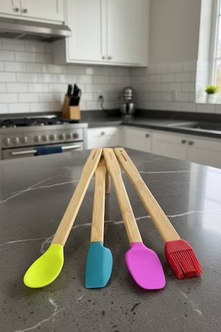Bambum Zolly - 4'lü Spatula Seti Büyük
