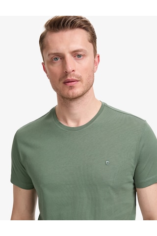 Pierre Cardin Erkek Haki Tişört Basic 50325307-vr027