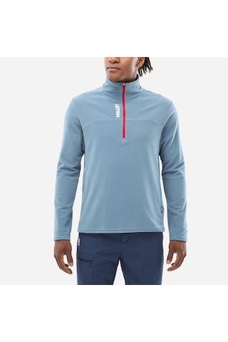 Millet Ubıc Lgrıd Po Erkek Polar Sweat Yarım Fermuar Mıv10534 N3171 Mavi