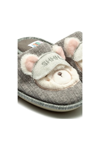 Twigy Nikki Çocuk Ev Terliği Gri 30/35 YY0416 Gri