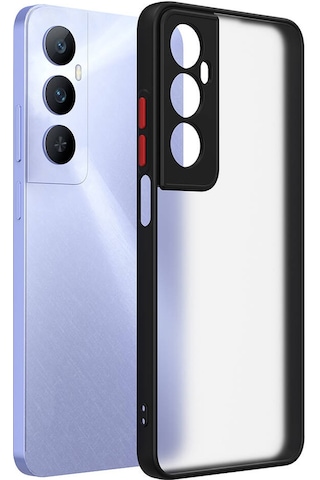 Zore Realme C65 4g Kılıf Msra Hux Kapak - Lacivert Lacivert
