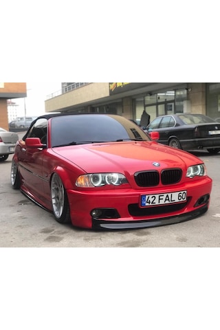 Bmw E46 Ön Tampon Eki Lip - Plastik - Parlak Siyah