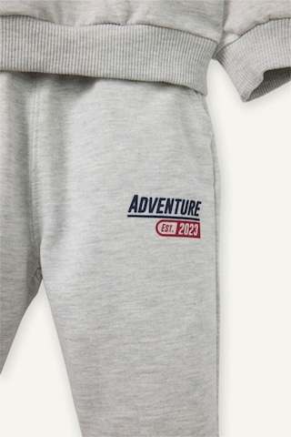 Defacto Slogan Baskılı Sweatshirt Kumaşı 2'li Takım Erkek Bebek G6294A526SP