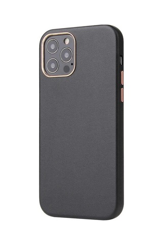 Apple Uyumlu iPhone 12 Pro Max Kılıf Zore Eyzi Kapak Siyah