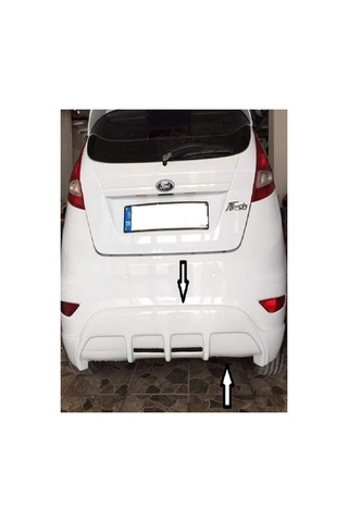 Ford Fiesta Castım Difüzör - 2009 - 2015 - Boyasız Astarlı - 721413356