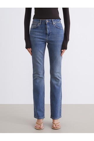 Lcw Jeans İndigo Flare Kadın Jean Pantolon