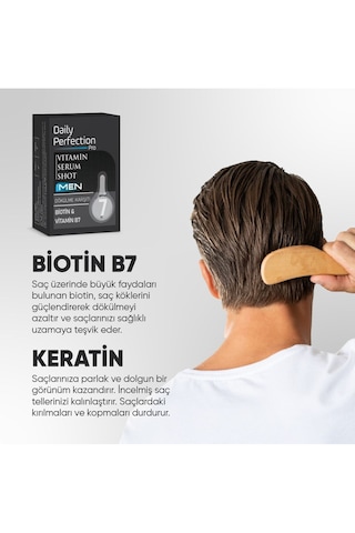 Daily Perfection Pro For Men Shot No:7 Dökülme Karşıtı Vitamin Serum 2 x 6 ML