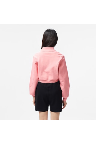 Unıted4 Örme Crop Kadın Pembe Sweatshirt Cuko 2800236
