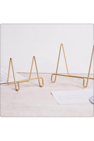 Kangvka Kaliteli Paslanmaz Çelik Kütüphane Ve Tablet Tutucu: Ev Ofis İçin Çok Amaçlı, Dikey-yatay Konum Ayarlı, Stüdyo Ve Çalışma Alanı Dekoratif Aksesuar Altın