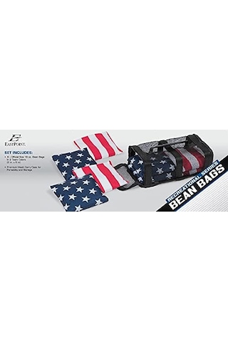 Eastpoint Sports Stars & Stripes Armut Koltuklar 15,24 Cm 473,64 Gr Armut Koltuklar - 8 Adet Açık Bej