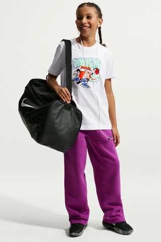 Nike Sportswear Kids Tee Box Hoops Kids Tee Grafik Baskılı Çocuk Tişört Beyaz