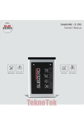 Samsung Uyumlu E250 B130.B300.B310.B500.B510.B520.C140.C160.C260 Batarya