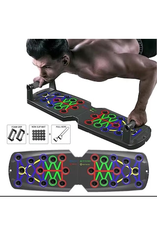 Push-up Lastikli Ekranlı Sayaçlı Şınav Tahtası