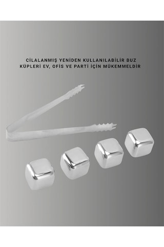 Mey Najmaddin Hızlı Soğutma Özellikli Paslanmaz Metal Buz Küpü Takımı Yeni Nesil Najmaddin Renkli