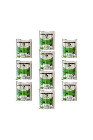 Doğanpack Şeffaf Naylon Bakkaliye Poşeti Torbası 10 x 1 KG 20 x 30 CM