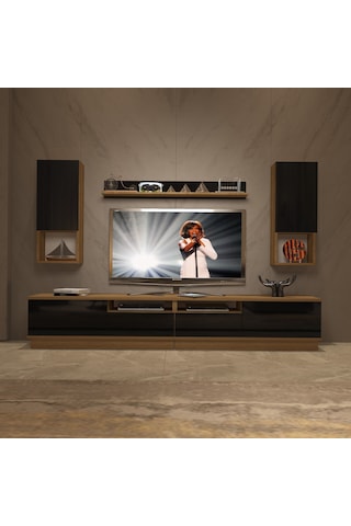 Decoraktiv Trendstyle 5220das Mdf Tv Ünitesi Tv Sehpası Pera - Siyah