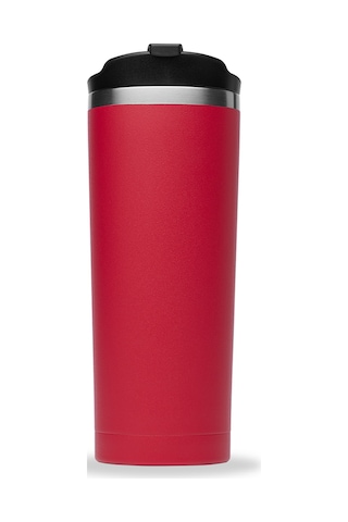 Qwetch QM6097 Isı Yalıtımlı 470 ML Termos Mug – Kırmızı