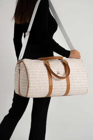 Mega Polo Unısex Hostes Valiz Seyahat Tatil Spor Hastane El Ve Omuz Çantası Kabin Valiz Çanta Kemik