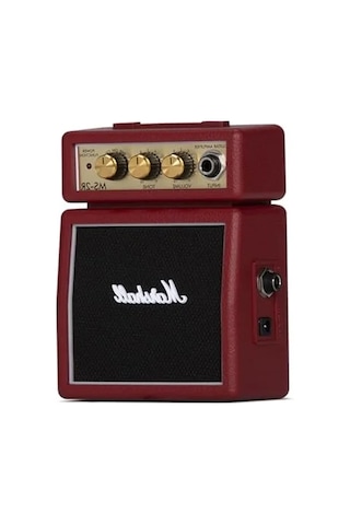 Marshall Ms-2r Ms2 Mini Amp, Kırmızı İngiltere'den İthal