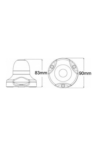 Hella Marine Seyir Feneri Ledli Kırmızı 360 Kırmızı