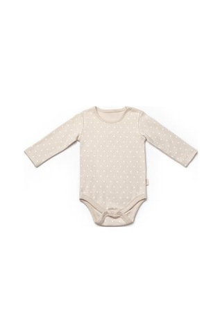 Bebek 3'lü Uzun Kollu Body %100 Organic Pamuk, Yenidoğan Serisi -csy8124 Ekru