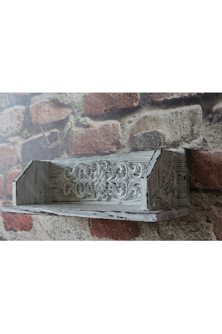 Neiwel Vintage Elsa Mina Eskitme Beyaz Raf