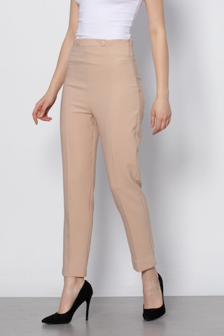 Çift Düğmeli Kumaş Pantolon - Taş-Taş