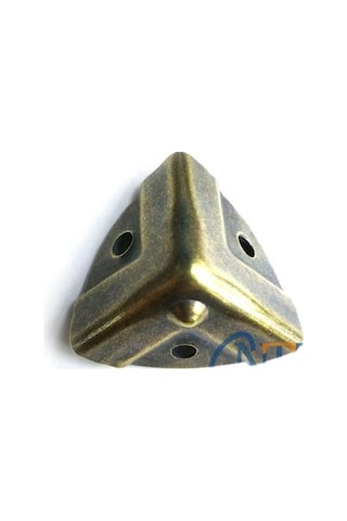 Dekoratif, Kutu, Sandık Köşesi - 45x28 Mm, Büyük, Sarı, 1 Adet