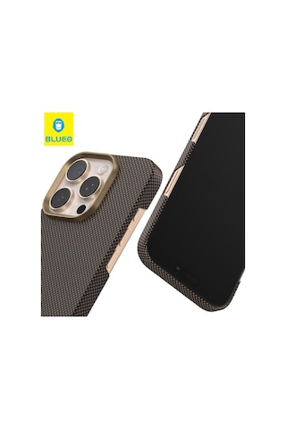 Mr. Gorilla Apple iPhone 16 Pro Max Uyumlu Aramid Karbon Fiber Serigrafi Baskı Magsafe Özellikli Kılıf