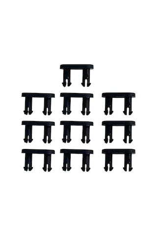 Dolıty 10 Adet Kamp Masası Tokaları Masa Konnektörleri Siyah Çok Renkli