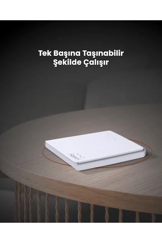 Kablosuz İkili Duvar Anahtarı-kendinden Enerjili Ve 2 Adet Akıllı Kablosuz Anahtar Alıcısı Seti