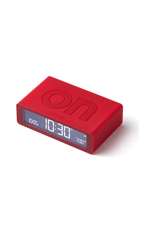 Lexon Flip Mini Şarj Edilebilir Alarm Saat Açık Kırmızı Lexon Flip Mini Şarj Edilebilir Alarm Saat Açık Kırmızı