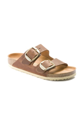 Birkenstock Arizona Big Buckle Kadın Terlik - Konyak Kahverengi