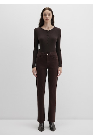 Mavi - New York Kahverengi Gabardin Pantolon 101441-91340