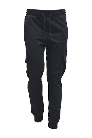 Ahengim Erkek Çocuk Basic Kargo Cepli Jogger Paça Okul Eşofman Altı Ak2322-1 Siyah