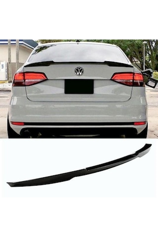 VW JETTA BAGAJ ÜSTÜ SPOİLER SPOYLER 2011 - 2018 PARLAK SİYAH