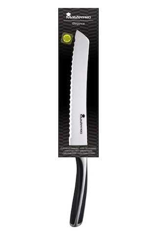 Masterpro Bgmp-4433 Paslanmaz Çelik Ekmek Bıçağı 20 Cm Gri