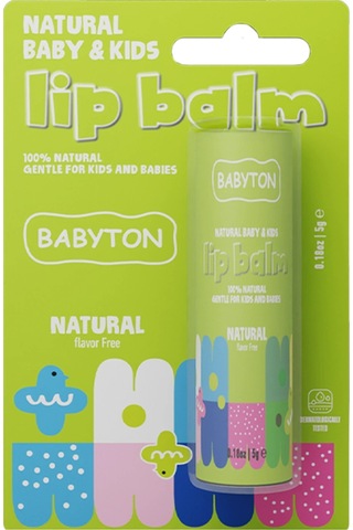 Babyton Doğal Dudak Koruyucu Aromasız 2'li