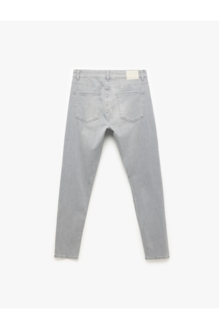 Koton Normal Bel Pamuklu Skinny Fit Jean Pantolon - Michael Jean Gri 6wam40026ıd Gri