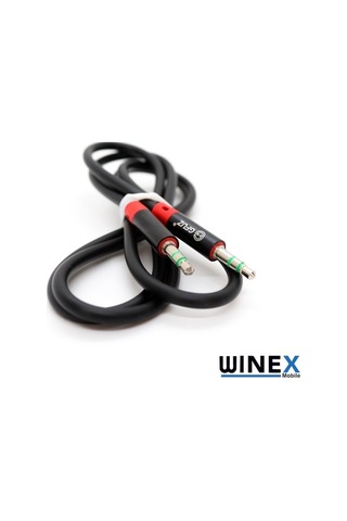 Winex Ax42 Gfz 3.5Mm Aux Kablo 1M Siyah