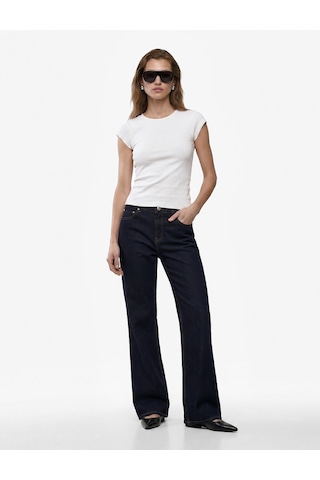 Koton Dikiş Detaylı Slim Fit Fitilli Kap Kol Bluz Kırık Beyaz 6sak70032uk Ekru