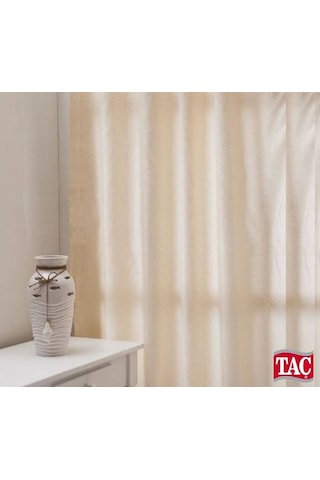 Taç Saten Güneşlik / Ölçüye Özel Dikim / Krem Ve Beyaz Seçenekli